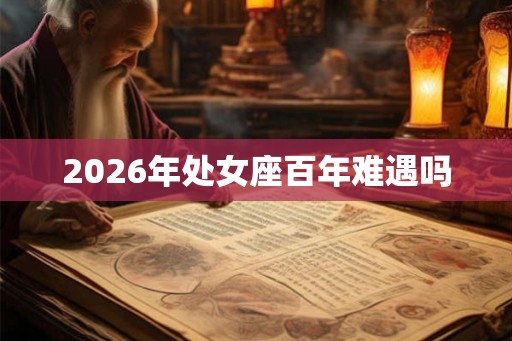 2026年处女座百年难遇吗
