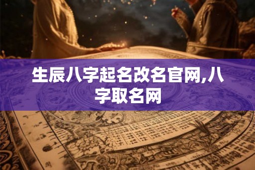 生辰八字起名改名官网,八字取名网