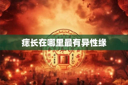 痣长在哪里最有异性缘