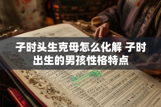 子时头生克母怎么化解 子时出生的男孩性格特点