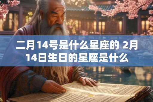二月14号是什么星座的 2月14日生日的星座是什么