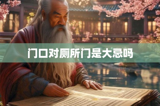 门口对厕所门是大忌吗