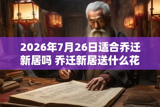 2026年7月26日适合乔迁新居吗 乔迁新居送什么花最好
