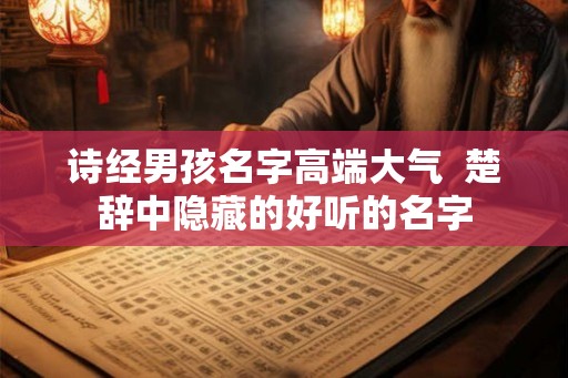 诗经男孩名字高端大气  楚辞中隐藏的好听的名字