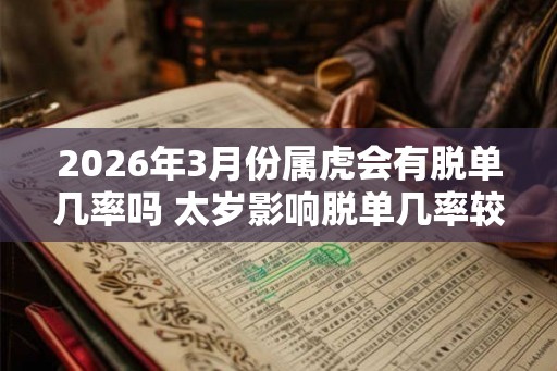 2026年3月份属虎会有脱单几率吗 太岁影响脱单几率较小