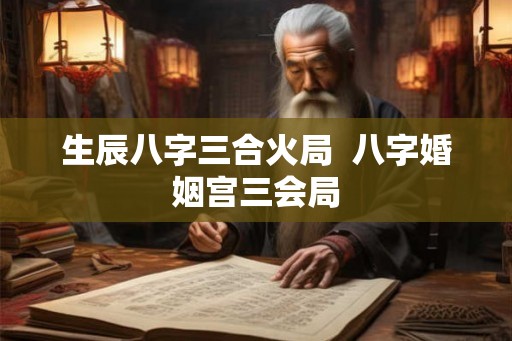 生辰八字三合火局  八字婚姻宫三会局