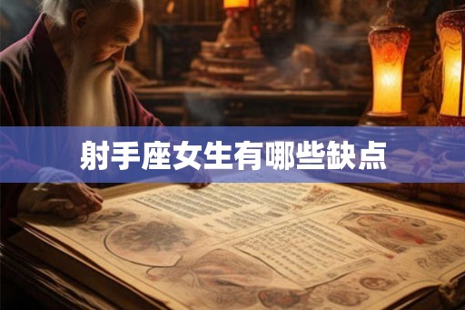 射手座女生有哪些缺点 射手座女生有哪些缺点
