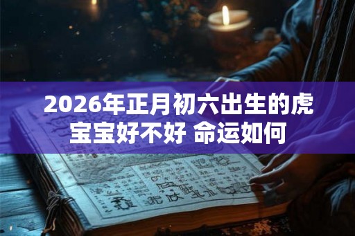2026年正月初六出生的虎宝宝好不好 命运如何