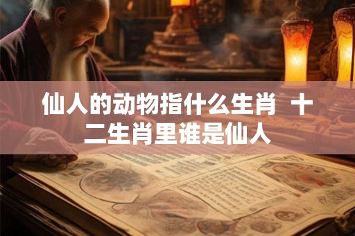 仙人的动物指什么生肖  十二生肖里谁是仙人
