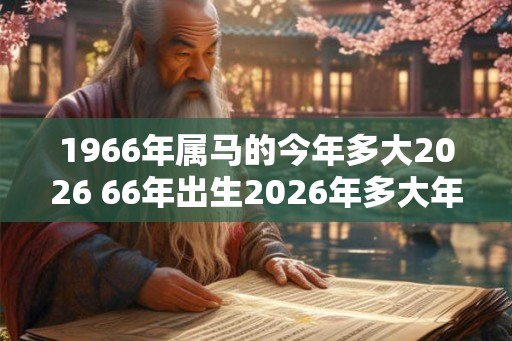 1966年属马的今年多大2026 66年出生2026年多大年龄 1966年属马的今年多大2026 66年出生2026年多大年龄