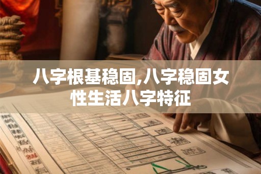 八字根基稳固,八字稳固女性生活八字特征