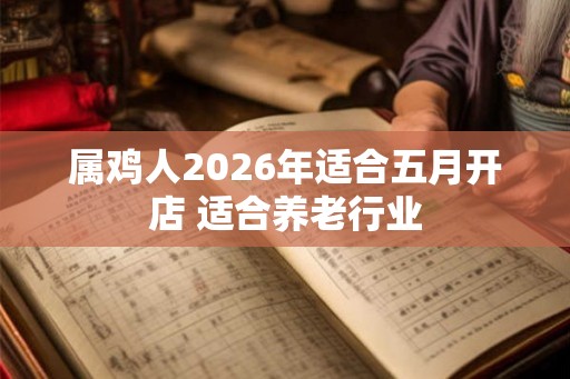 属鸡人2026年适合五月开店 适合养老行业