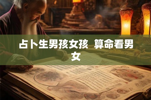 占卜生男孩女孩  算命看男女
