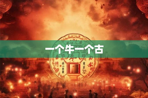 一个牛一个古