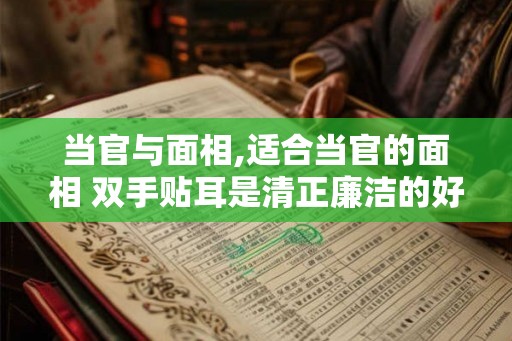 当官与面相,适合当官的面相 双手贴耳是清正廉洁的好官？