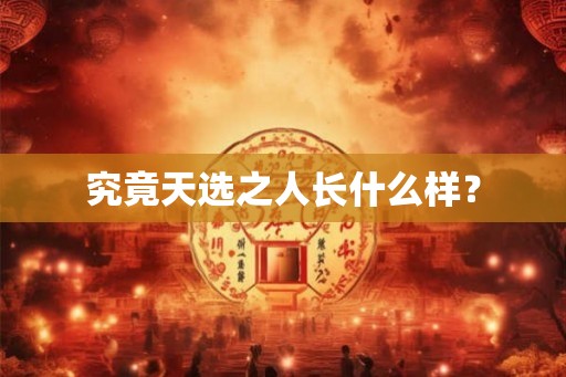 究竟天选之人长什么样？