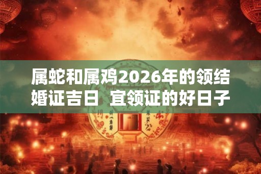 属蛇和属鸡2026年的领结婚证吉日 宜领证的好日子 属蛇和属鸡2026年的领结婚证吉日 宜领证的好日子