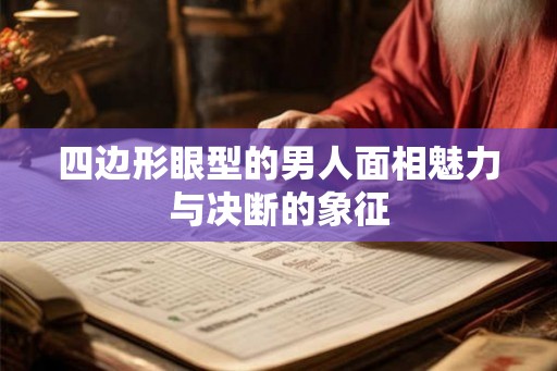 四边形眼型的男人面相魅力与决断的象征