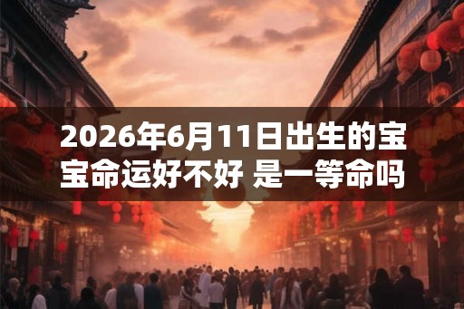 2026年6月11日出生的宝宝命运好不好 是一等命吗 2026年6月11日出生的宝宝命运好不好 是一等命吗