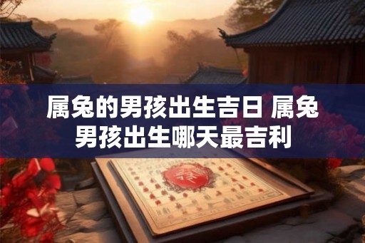 属兔的男孩出生吉日 属兔男孩出生哪天最吉利 属兔的男孩出生吉日 属兔男孩出生哪天最吉利
