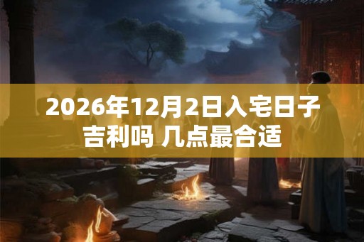 2026年12月2日入宅日子吉利吗 几点最合适