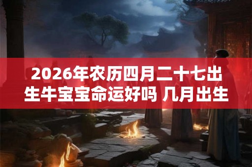 2026年农历四月二十七出生牛宝宝命运好吗 几月出生最好