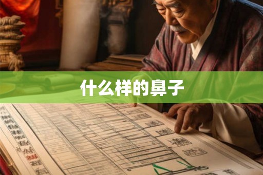 什么样的鼻子