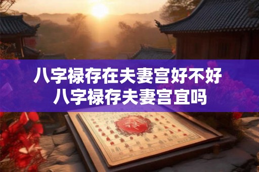 八字禄存在夫妻宫好不好 八字禄存夫妻宫宜吗