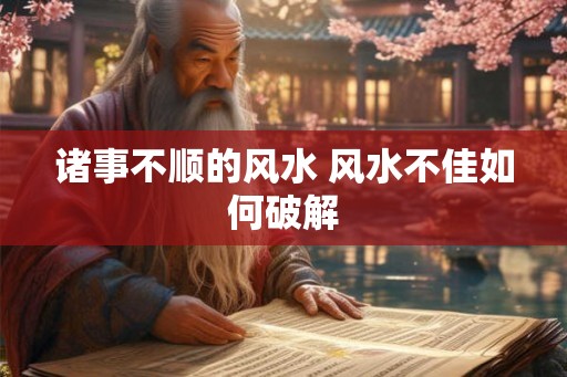 诸事不顺的风水 风水不佳如何破解 诸事不顺的风水 风水不佳如何破解