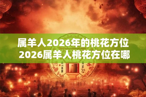 属羊人2026年的桃花方位 2026属羊人桃花方位在哪