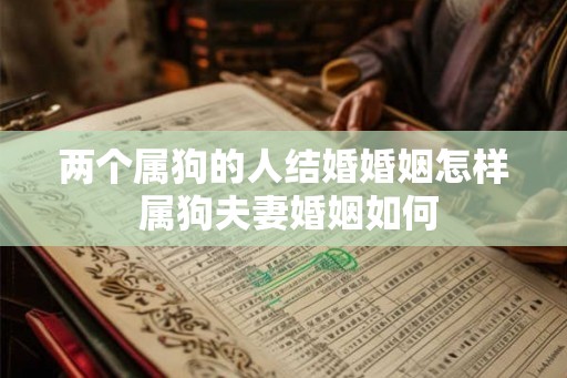 两个属狗的人结婚婚姻怎样 属狗夫妻婚姻如何 两个属狗的人结婚婚姻怎样 属狗夫妻婚姻如何