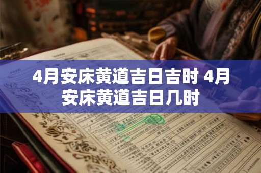 4月安床黄道吉日吉时 4月安床黄道吉日几时