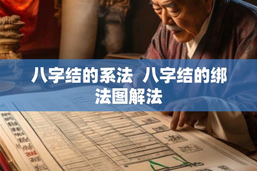八字结的系法  八字结的绑法图解法