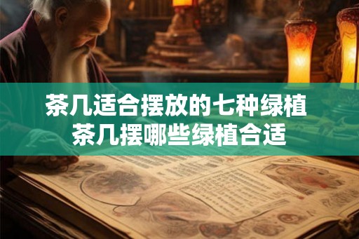 茶几适合摆放的七种绿植 茶几摆哪些绿植合适
