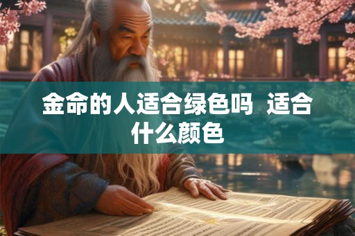 金命的人适合绿色吗  适合什么颜色