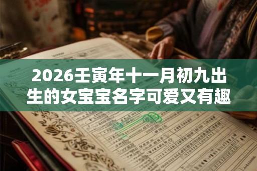 2026壬寅年十一月初九出生的女宝宝名字可爱又有趣