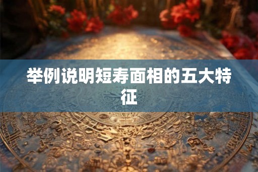 举例说明短寿面相的五大特征 举例说明短寿面相的五大特征
