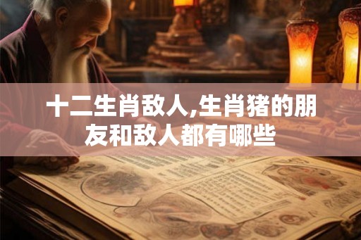 十二生肖敌人,生肖猪的朋友和敌人都有哪些