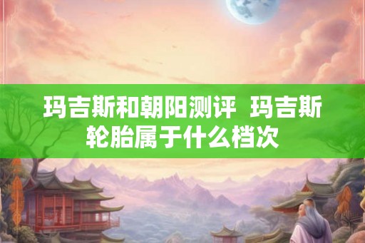 玛吉斯和朝阳测评  玛吉斯轮胎属于什么档次