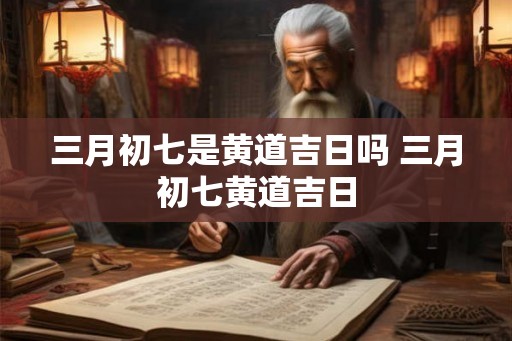 三月初七是黄道吉日吗 三月初七黄道吉日