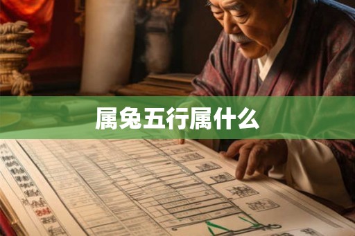 属兔五行属什么