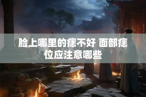 脸上哪里的痣不好 面部痣位应注意哪些