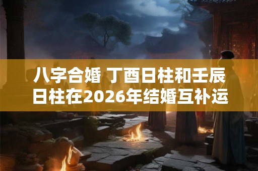 八字合婚 丁酉日柱和壬辰日柱在2026年结婚互补运势