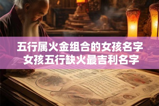 五行属火金组合的女孩名字 女孩五行缺火最吉利名字