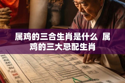 属鸡的三合生肖是什么  属鸡的三大忌配生肖