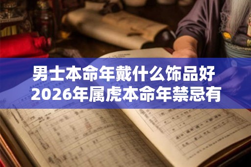 男士本命年戴什么饰品好 2026年属虎本命年禁忌有哪些 男士本命年戴什么饰品好 2026年属虎本命年禁忌有哪些