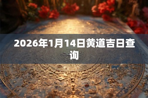 2026年1月14日黄道吉日查询