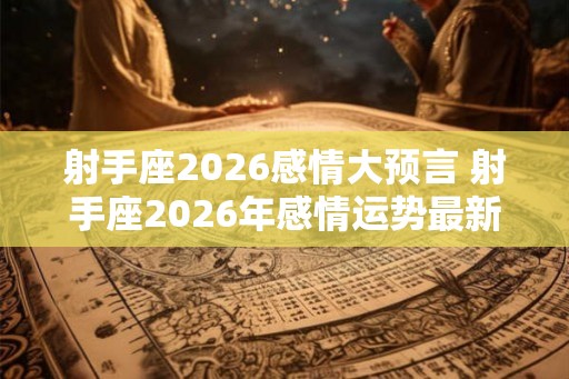 射手座2026感情大预言 射手座2026年感情运势最新分析