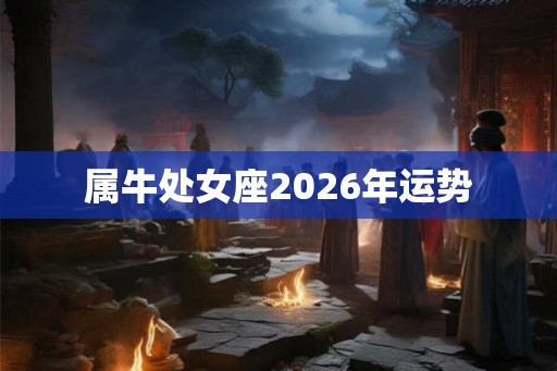 属牛处女座2026年运势