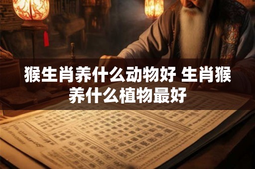 猴生肖养什么动物好 生肖猴养什么植物最好